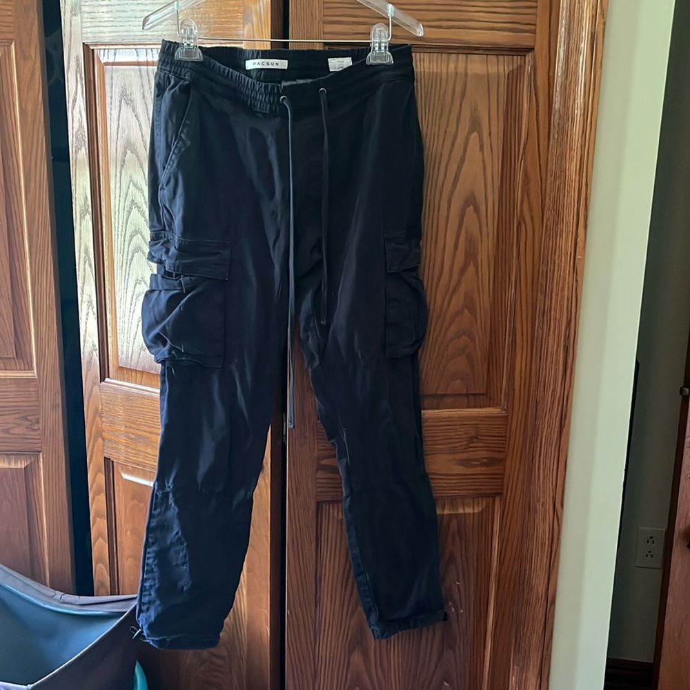 Pacsun Black Cargo Pants